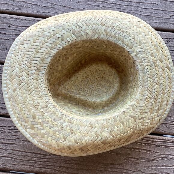 Woven Straw Hat Made In Mexico - Picture 3 of 4